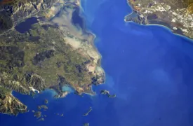 Imagem ilustrativa da imagem Fotos da Terra são registradas por astronauta durante missão da SpaceX