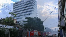 Imagem ilustrativa da imagem Incêndio atinge universidade desativada no Rio