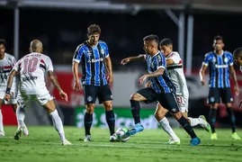 Imagem ilustrativa da imagem Grêmio segura o São Paulo e vai para final da Copa do Brasil contra o Palmeiras