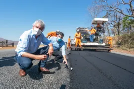 Imagem ilustrativa da imagem Goiás terá obras em 1.600 km de rodovias, garante Caiado