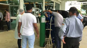 Imagem ilustrativa da imagem Falta oxigênio em hospitais de Manaus