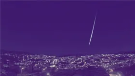 Imagem ilustrativa da imagem Meteoro atravesa os céus de três estados brasileiros