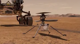 Imagem ilustrativa da imagem Nasa anuncia primeira tentativa de voo em Marte de helicóptero para abril