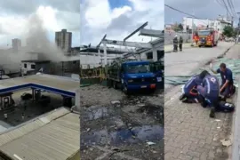 Imagem ilustrativa da imagem Fábrica de produtos de oxigênio explode em Fortaleza