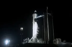 Imagem ilustrativa da imagem Nasa e SpaceX enviam quatro astronautas à Estação Espacial - Vídeo