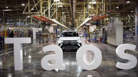 Imagem ilustrativa da imagem Volkswagen Taos 2022 já está em produção na Argentina