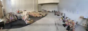 Imagem ilustrativa da imagem Empresa arrecada cerca de 8 toneladas de alimentos não perecíveis para doação