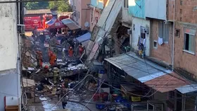 Imagem ilustrativa da imagem RJ: duas pessoas morreram e quatro ficaram feridas, após prédio desabar