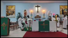 Imagem ilustrativa da imagem Padre desmaia durante transmissão online de missa no Recife