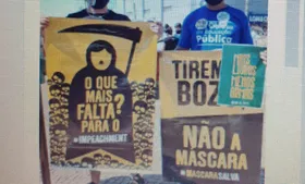 Imagem ilustrativa da imagem Manifestações contra Bolsonaro: Organizadores dizem que atos ganharam força após ameaça