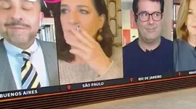 Imagem ilustrativa da imagem Jornalista Mônica Waldvogel aparece fumando ao vivo na GloboNews; assista