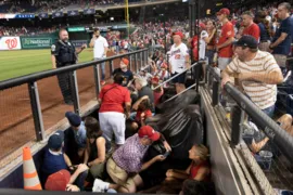 Imagem ilustrativa da imagem Partida de beisebol foi cancelada após tiroteio em Washington