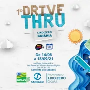 Imagem ilustrativa da imagem Drive-thru de reciclagem é montado em Goiânia