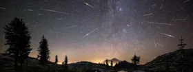 Imagem ilustrativa da imagem NASA fará transmissão oficial da chuva de meteoros