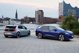 Imagem ilustrativa da imagem Veículos 100% elétricos ID.3 e ID.4 da Volkswagen são apresentados na América Latina