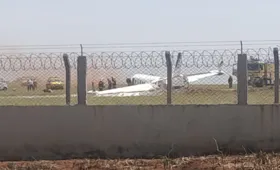 Imagem ilustrativa da imagem Avião que transportava paciente em estado grave cai da pista