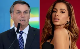 Imagem ilustrativa da imagem Bolsonaro manda indireta para Anitta e cantora rebate: "Sabendo mais da minha vida do que do país"