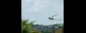 Imagem ilustrativa da imagem Veja o vídeo do momento que helicóptero faz um pouso forçado em Goiânia