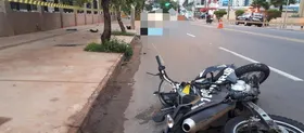 Imagem ilustrativa da imagem Motociclista morre após bater em poste em Goiânia