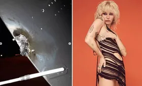 Imagem ilustrativa da imagem Avião com cantora Miley Cyrus é atingido por raio