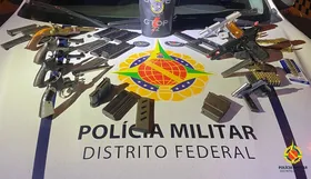 Imagem ilustrativa da imagem PMDF apreende arsenal em Vicente Pires