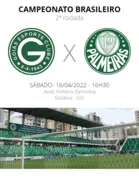 Imagem ilustrativa da imagem Goiás x Palmeiras se enfrentam na 2ª rodada do Campeonato Brasileiro da Série A