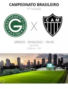 Imagem ilustrativa da imagem Goiás x Atlético-MG se enfrentam na 4ª rodada do Campeonato Brasileiro da Série A