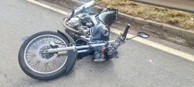 Imagem ilustrativa da imagem Motociclista morre e garupa fica gravemente ferido após acidente na BR-153