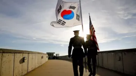 Imagem ilustrativa da imagem EUA e Coreia do Sul iniciam exercícios militares de maior escala semana que vem