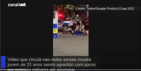 Imagem ilustrativa da imagem Em Minas Gerais, jovem é espancado por policiais até desmaiar
