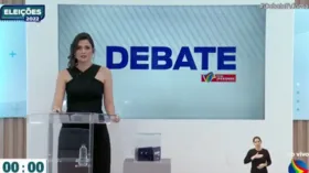 Imagem ilustrativa da imagem Apresentadora desmaia ao vivo durante debate eleitoral no SBT; assista